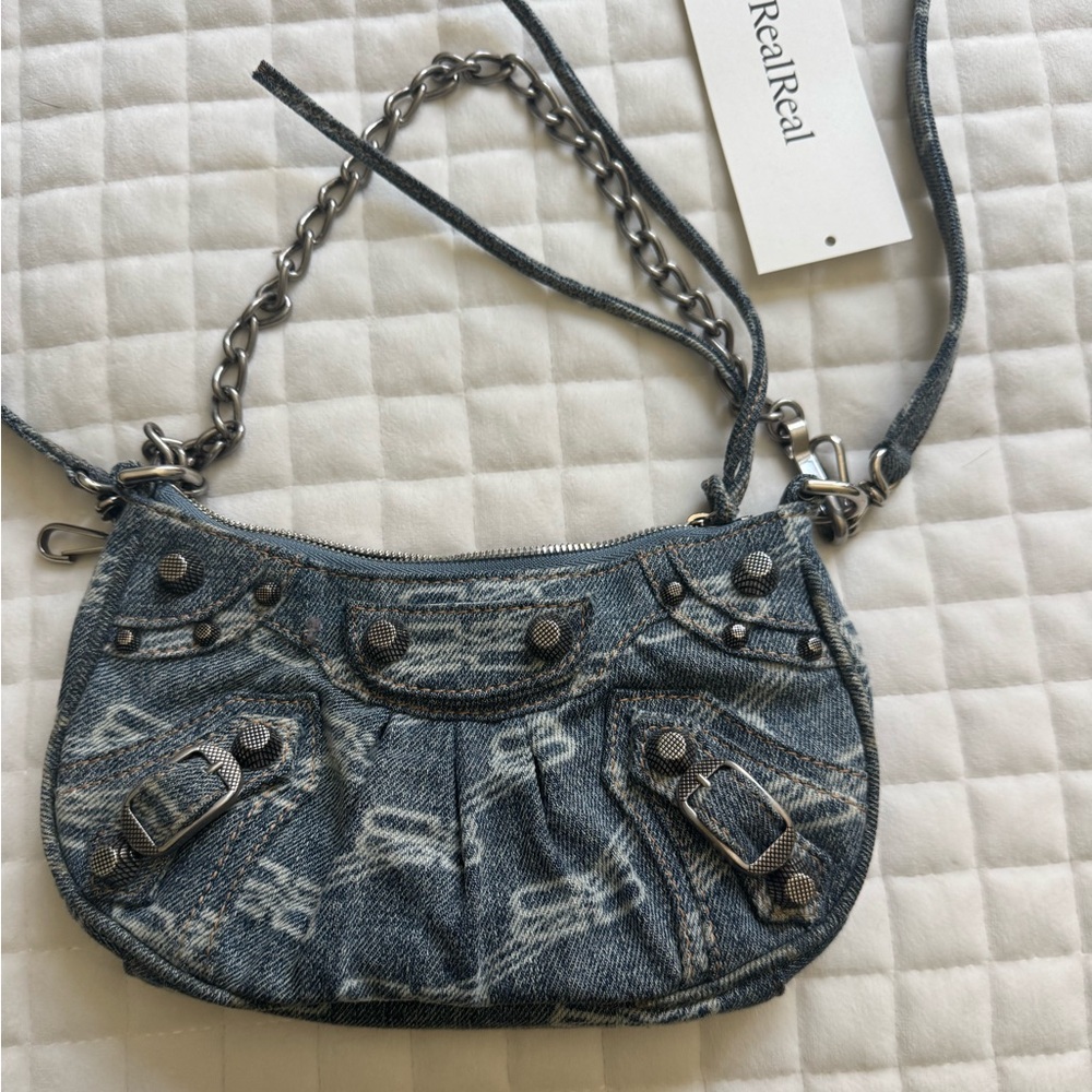 Balenciaga Denim crossbody Bag